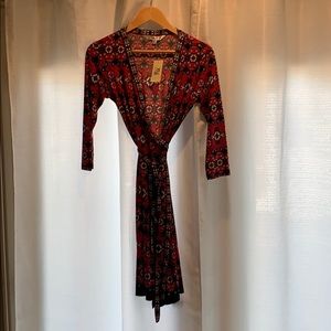 Kimono wrap around dress